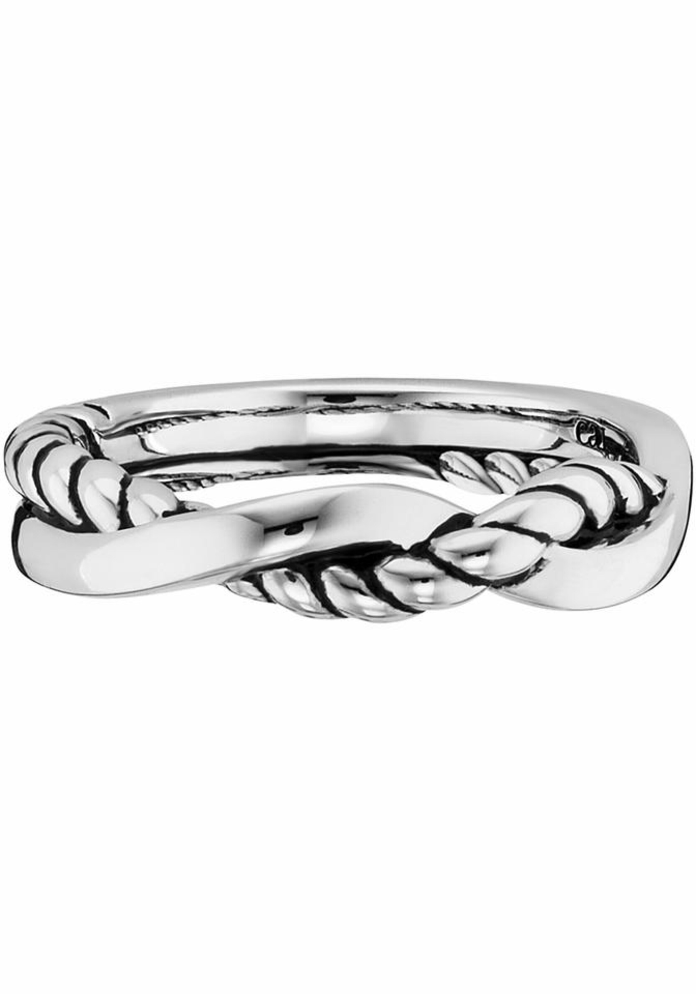 Bague 'nautic traveller' caï en argent : devant