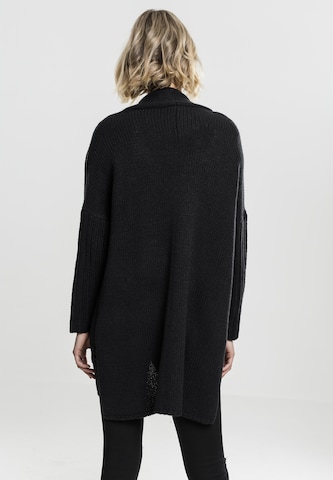 Urban Classics - Casaco de malha oversized em preto