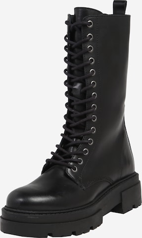 ABOUT YOU Lace-Up Boots 'Lavinia' in Black: front