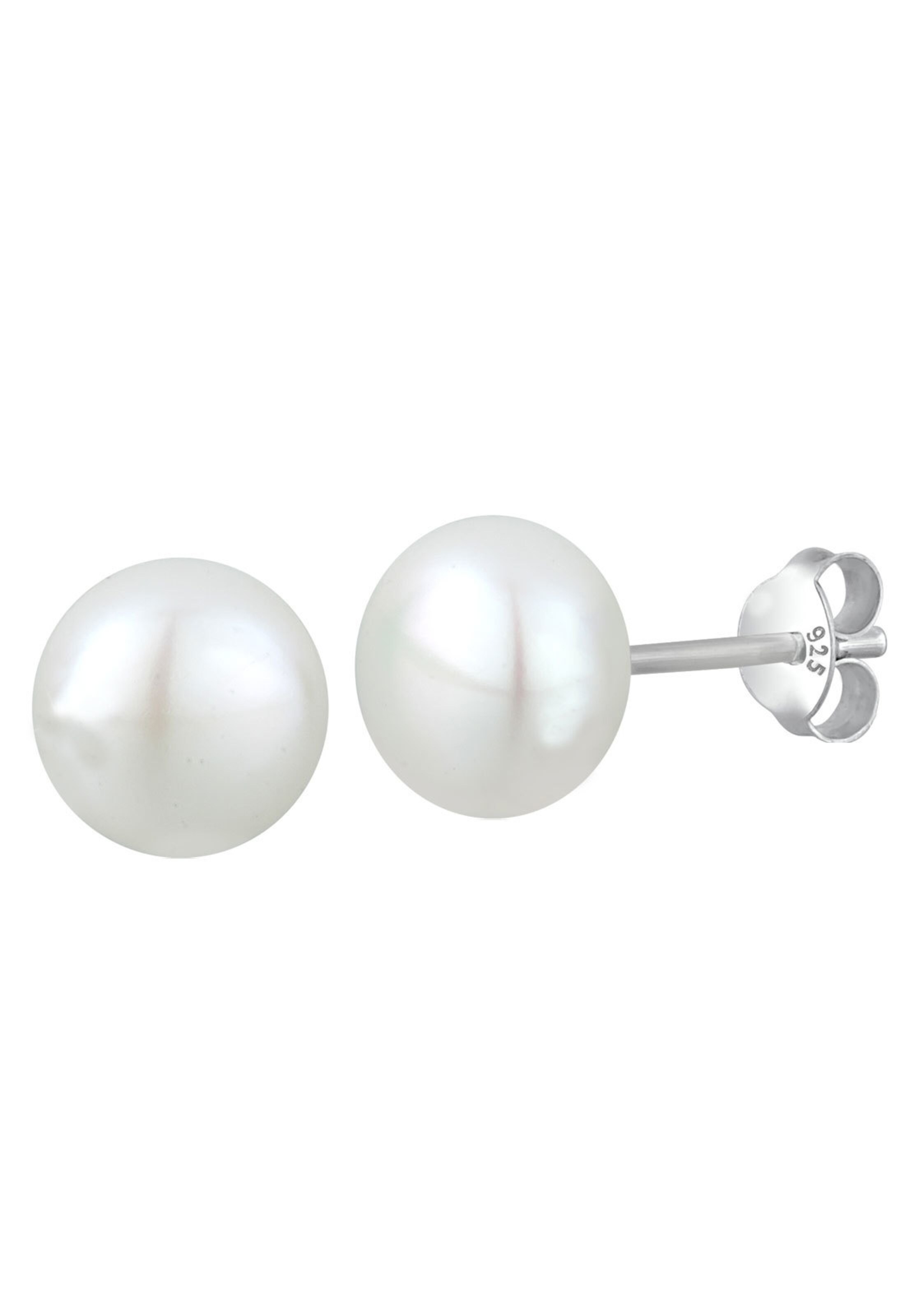 ELLI Oorbellen in Wit: voorkant