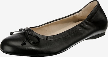 GABOR Ballet Flats in Black: front