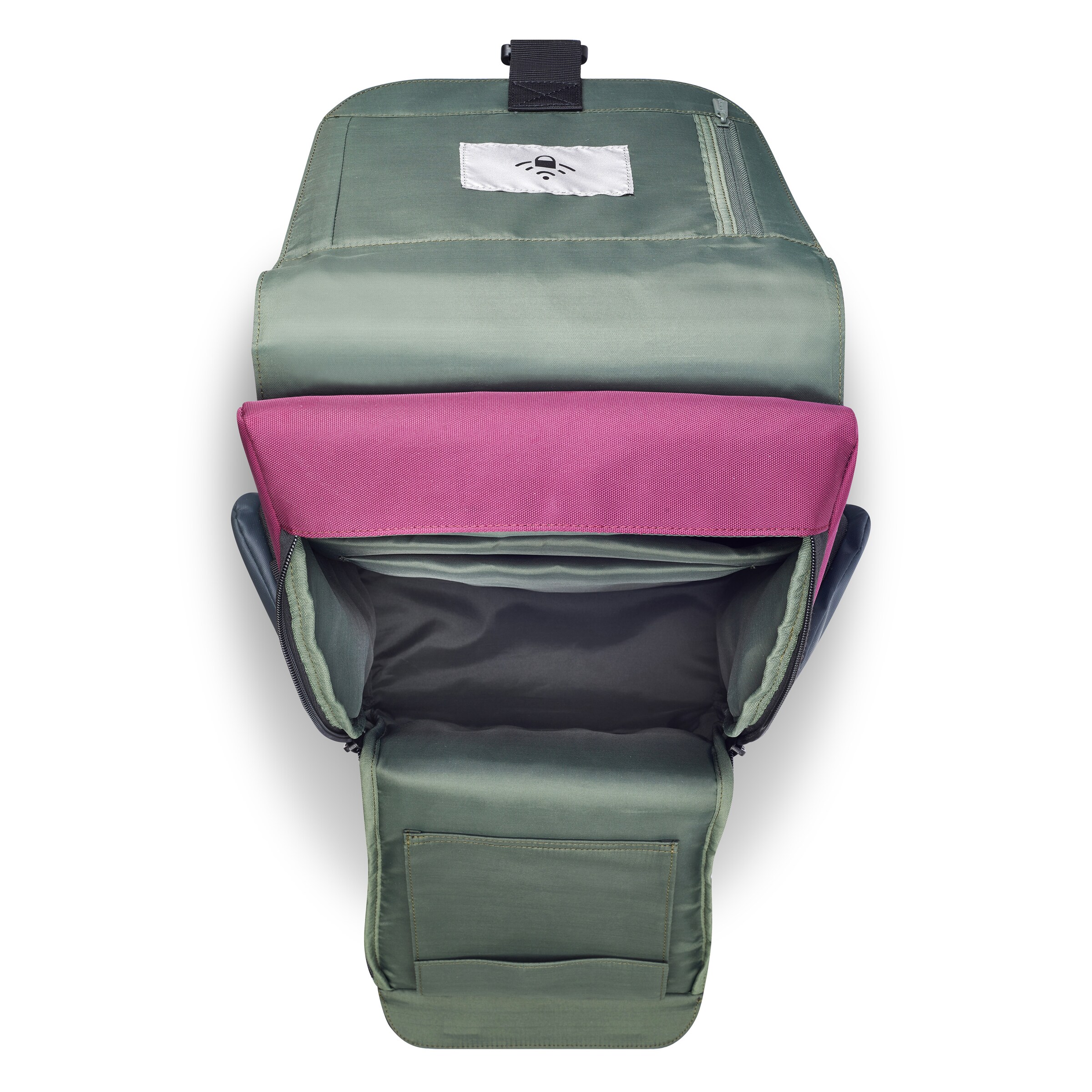 Zaino 'Securflap' di Delsey Paris in rosso