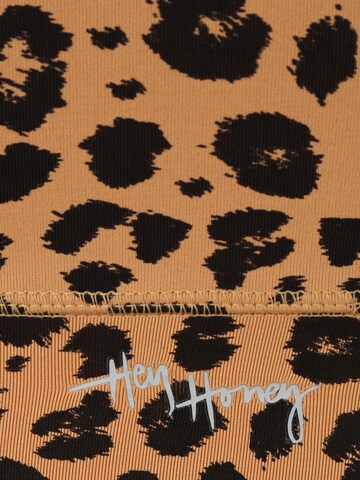 Hey Honey Bustier Sport-BH 'Leo' in Beige