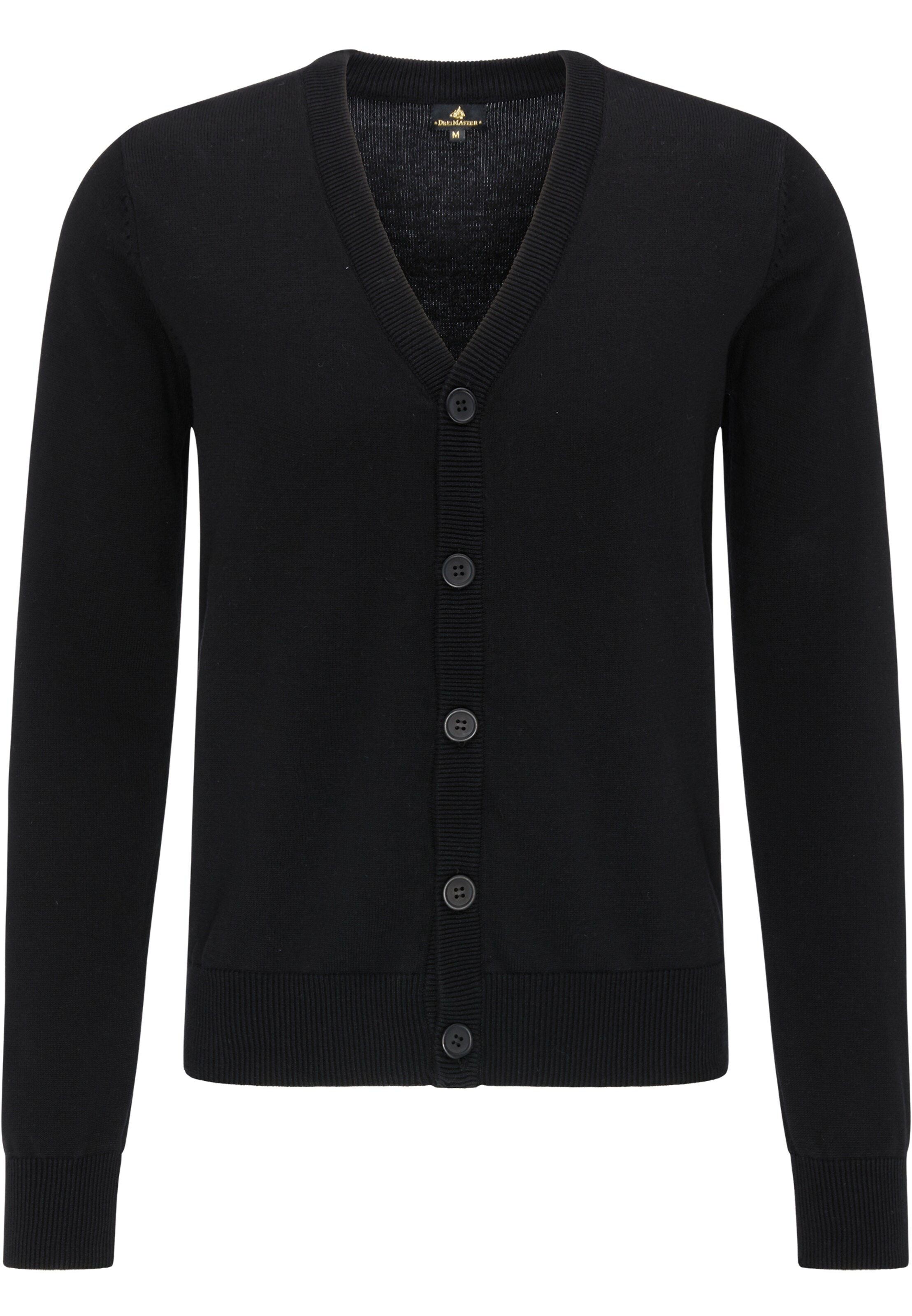 DREIMASTER - Gebreid vest in de kleur Zwart