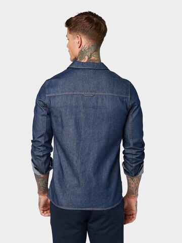 TOM TAILOR DENIM Regular Fit Hemd in Blau