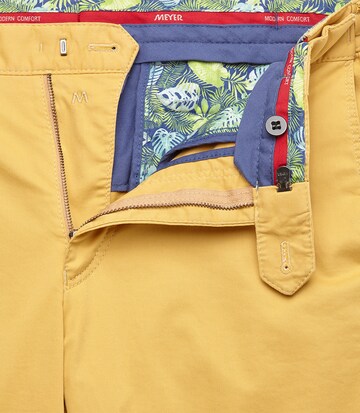 Regular Pantalon chino 'Oslo' MEYER en jaune