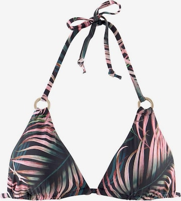 LASCANA Triangel Bikinitop in Gemengde kleuren: voorkant