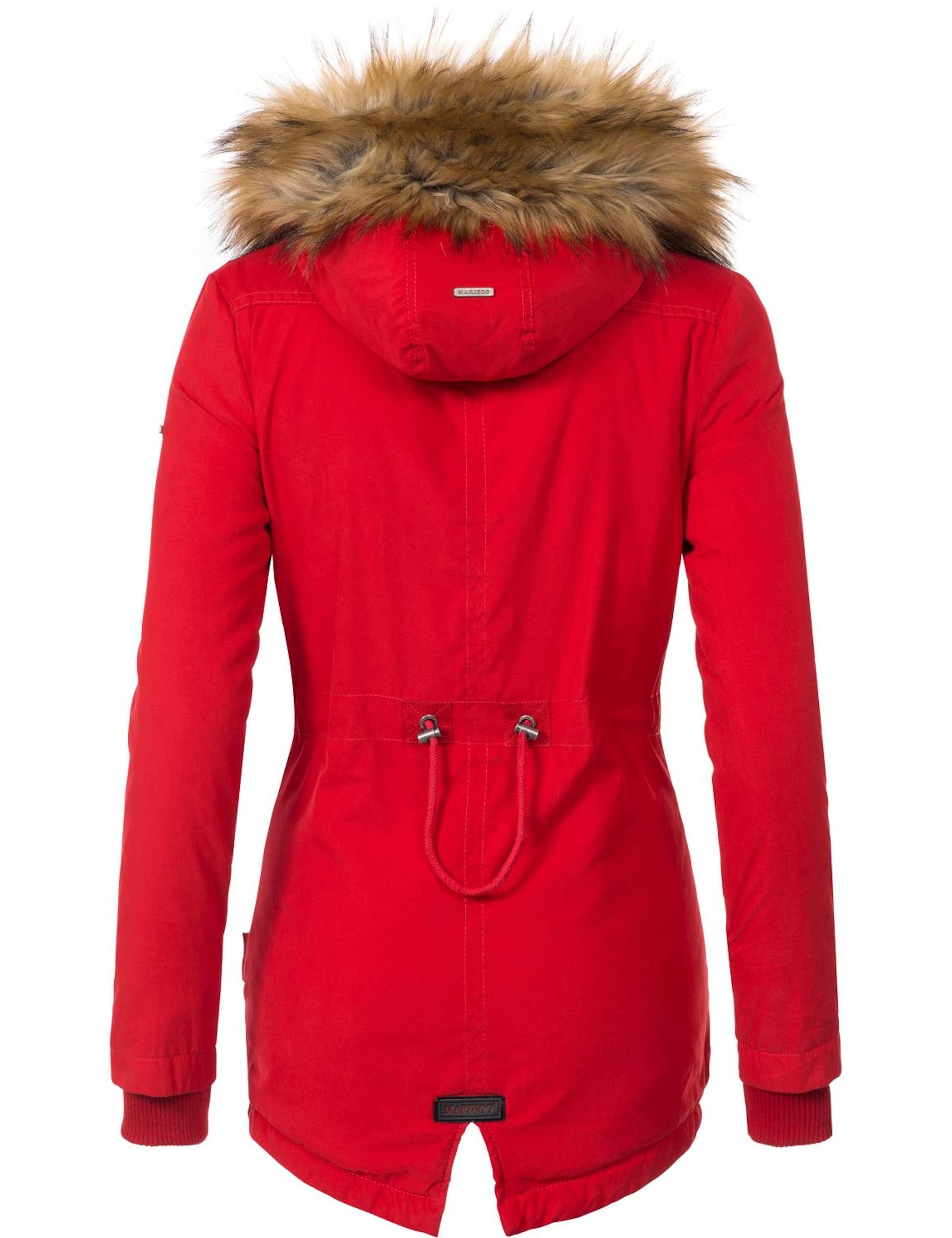 MARIKOO Winter parka 'Akira' in Red