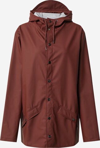 Veste mi-saison RAINS en rouge : devant