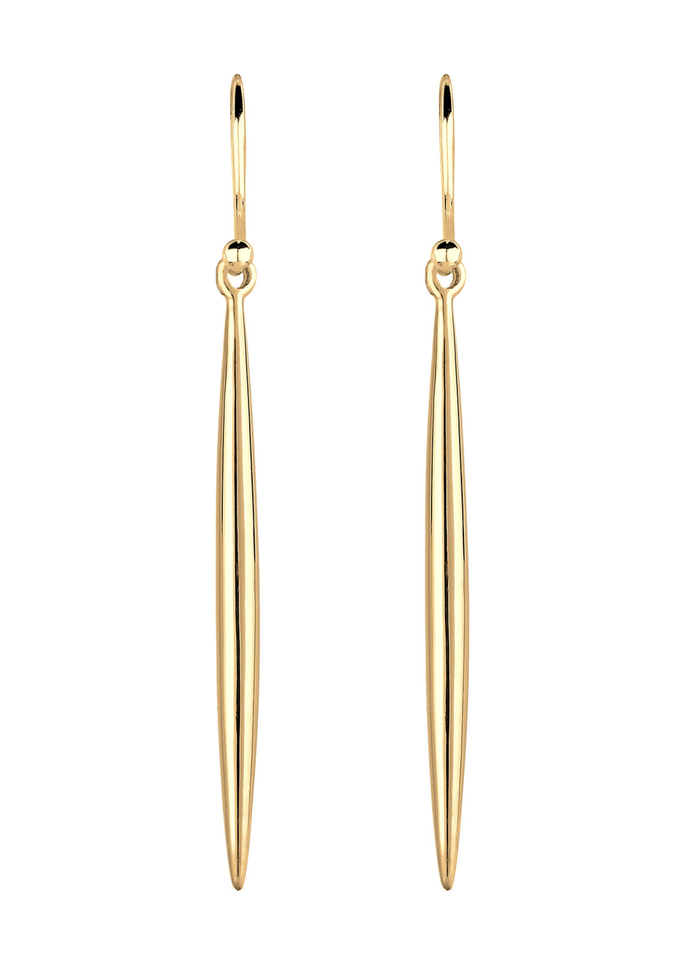 Boucles d'oreilles ELLI en or : devant