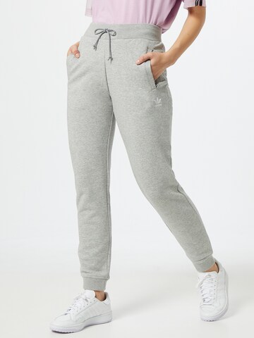 ADIDAS ORIGINALS Tapered Pants in Grey: front