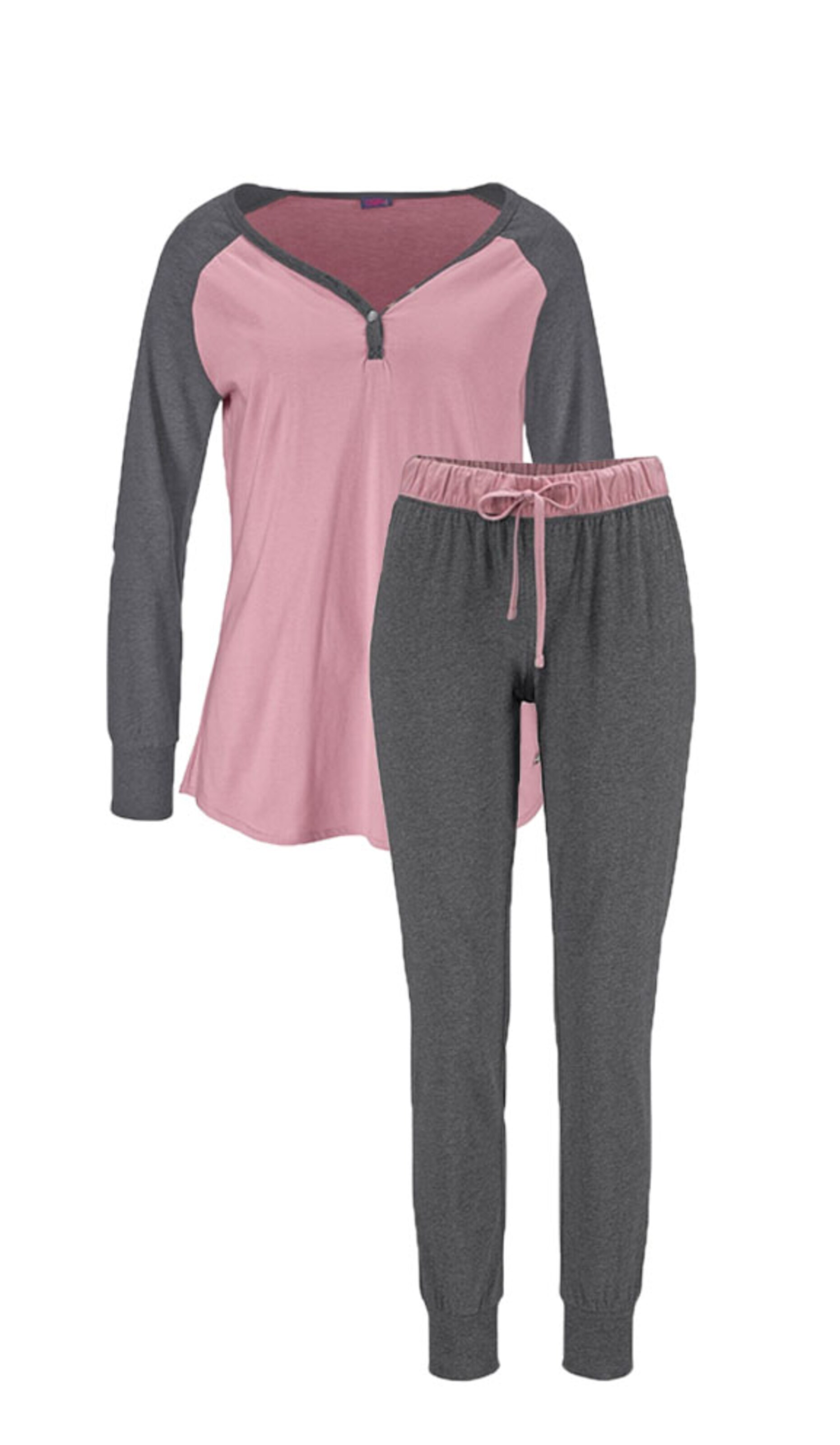 BUFFALO Pajama in Grey: front