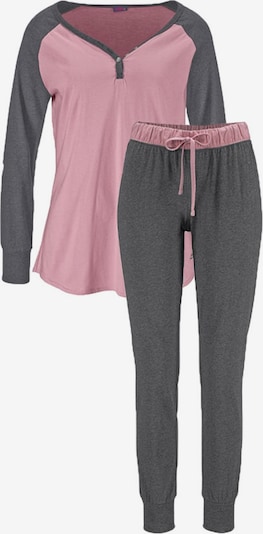 BUFFALO Pyjama en gris / rose, Vue avec produit