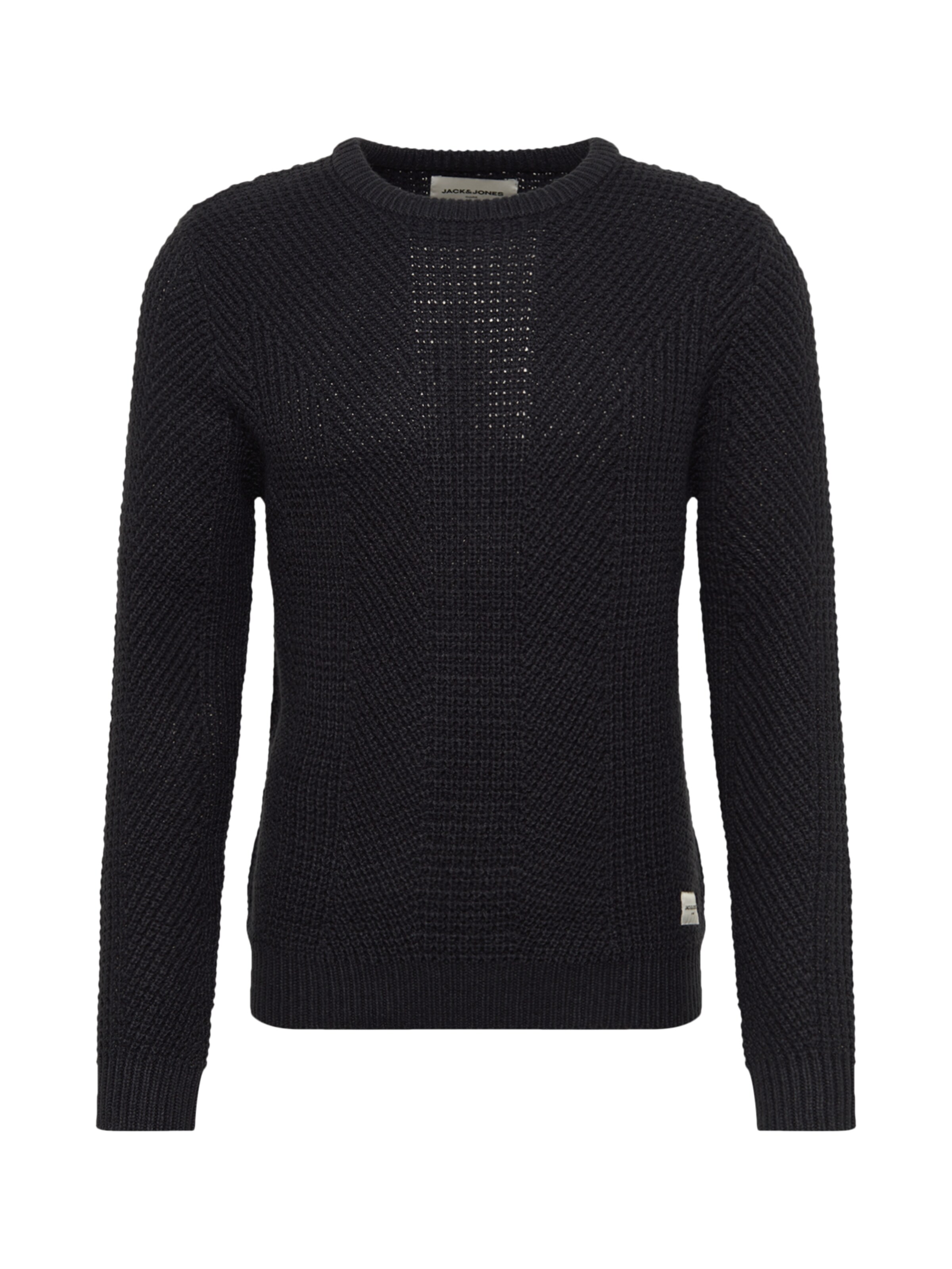 JACK & JONES - Trui 'STANFORD KNIT CREW NECK NOOS' in de kleur Navy