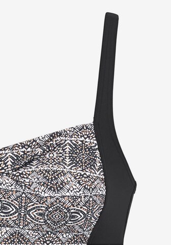 LASCANA Bralette Shaping Swimsuit in Black