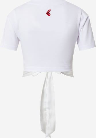 Karolina Kurkova Originals - Camiseta 'Veronika' en blanco