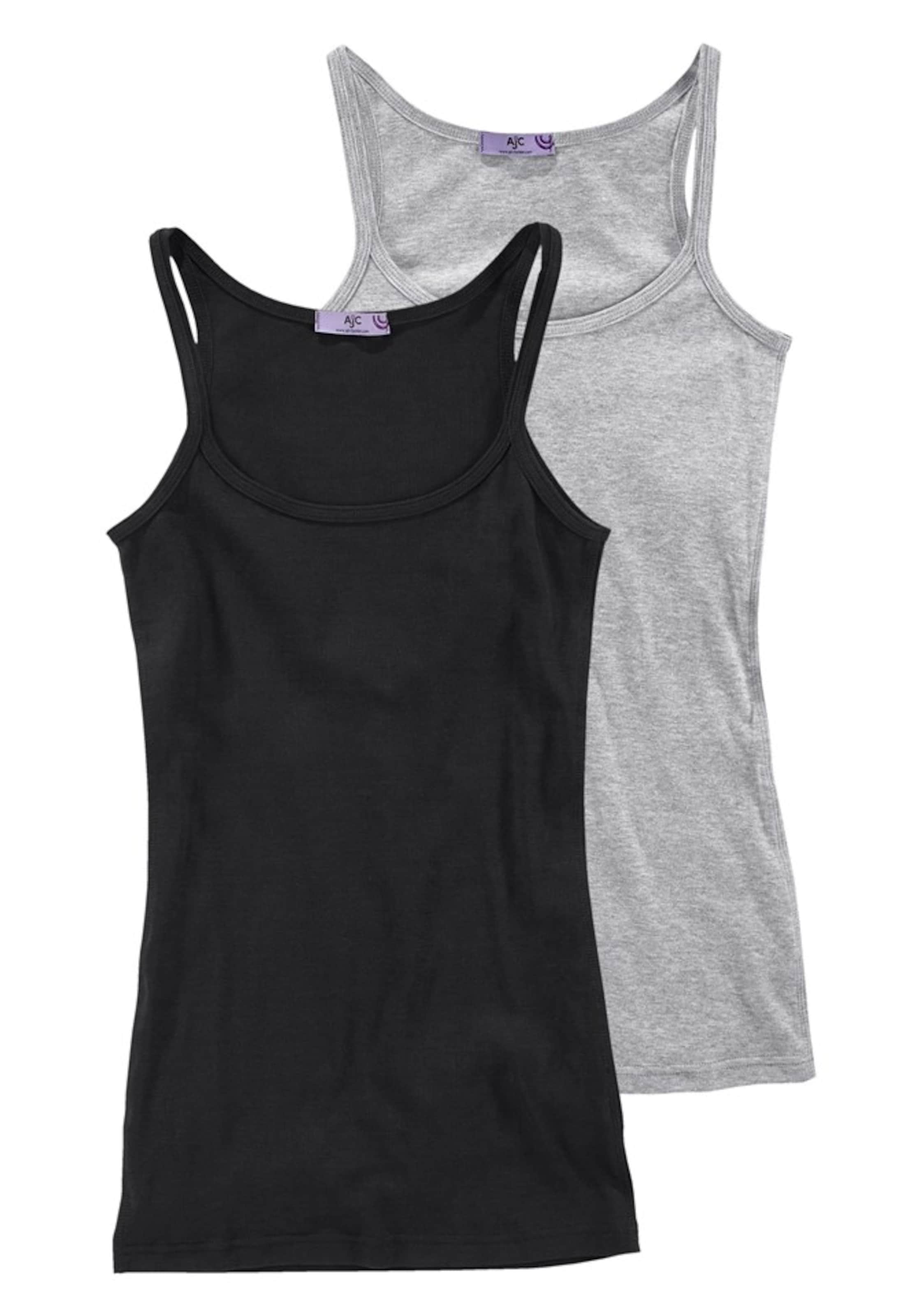 AJC Longtops in Grau: Vorderseite