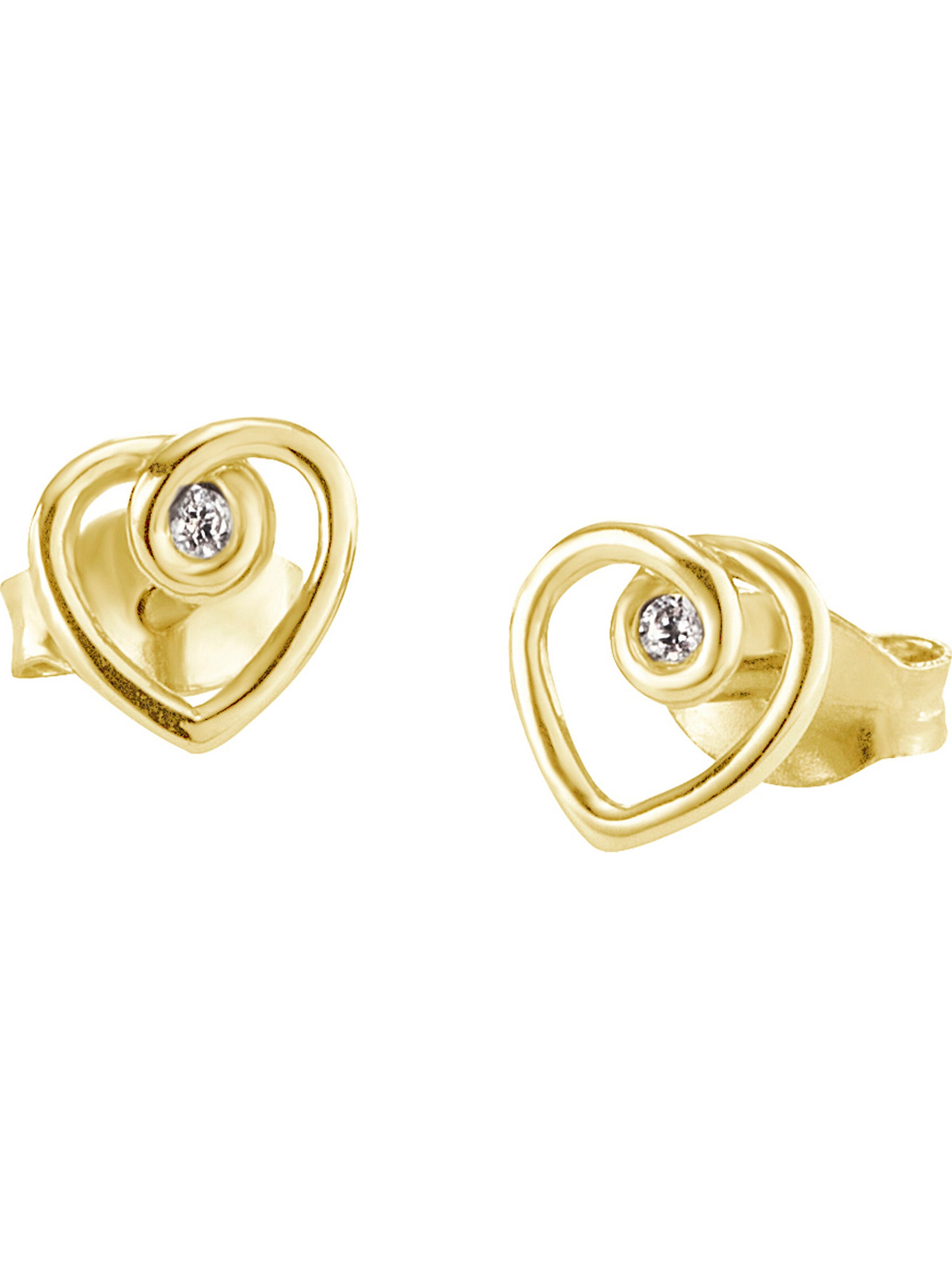 caï Ohrringe in Gold: Vorderseite