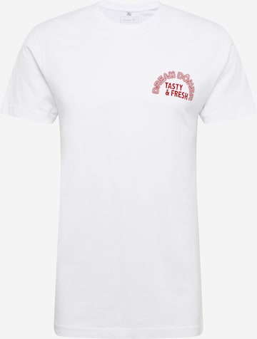 Mister Tee Shirt 'Dream Kebab' in Wit: voorkant