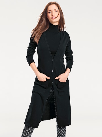 Cardigan heine en noir : devant