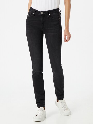 Calvin Klein Jeans Skinny Jeans in Schwarz: predná strana