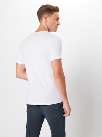 LEVI'S ® Shirt 'Slim 2Pk Crewneck' in Weiß: zadná strana