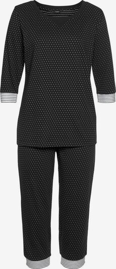 VIVANCE Pyjama 'Vivance Dreams' in schwarz / weiß, Produktansicht