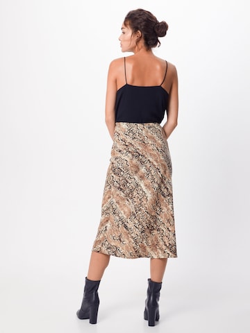 TFNC Rock 'THESSA SKIRT' in Beige: zadná strana