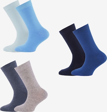 EWERS Regular Socks in Blue: front