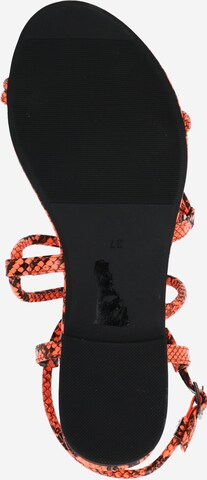 BUFFALO Sandalen met riem in Oranje