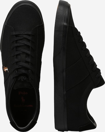 Polo Ralph Lauren - Zapatillas deportivas bajas 'Sayer' en negro: lado