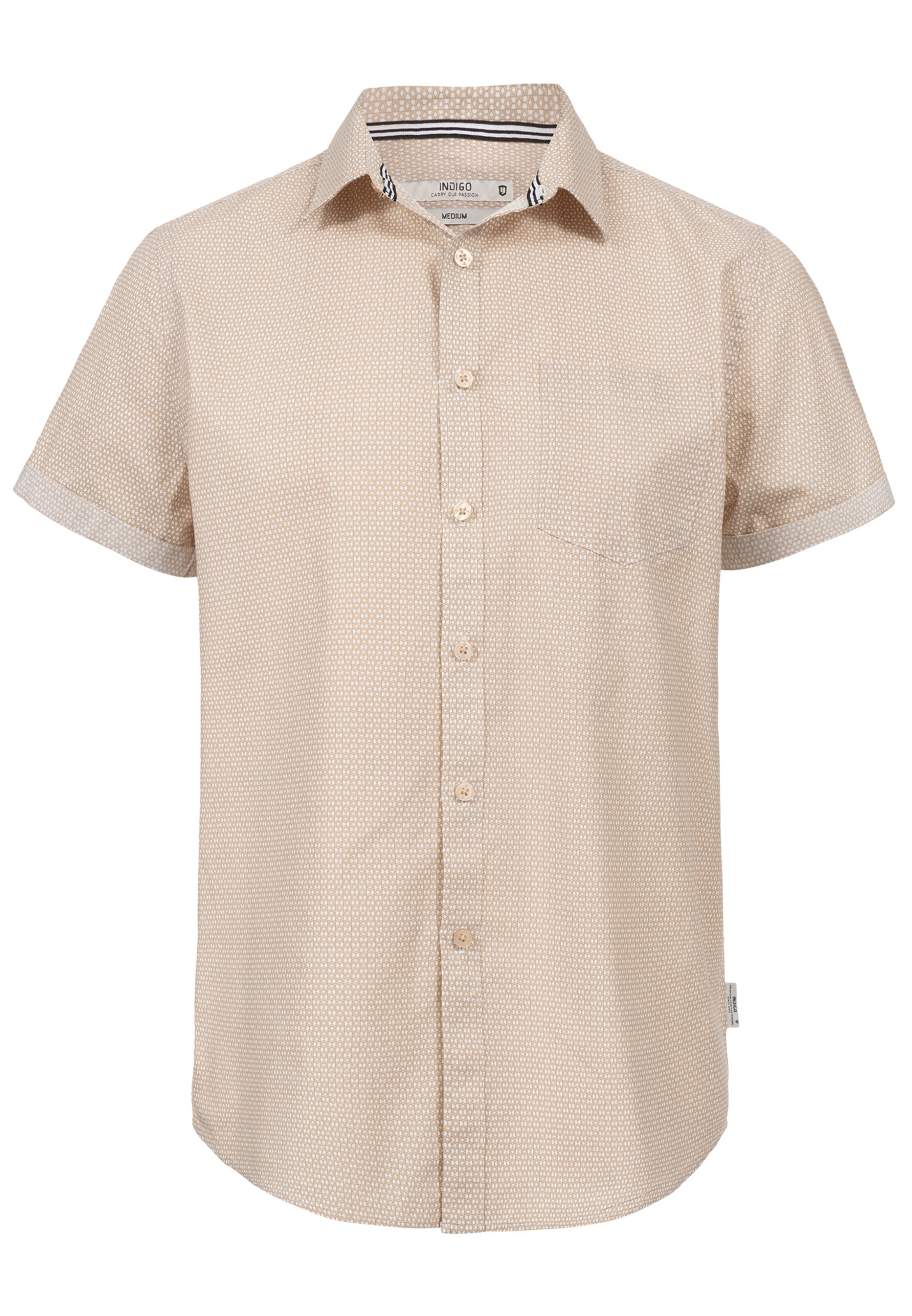 INDICODE JEANS - Overhemd 'Christchurch' in de kleur Pastelrood