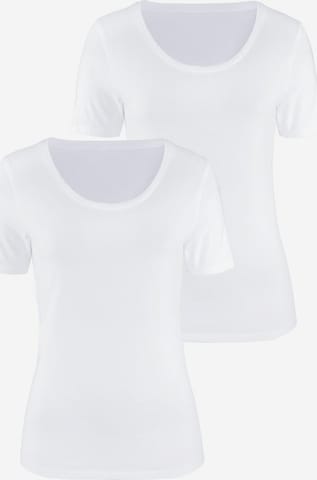 T-shirt VIVANCE en blanc : devant