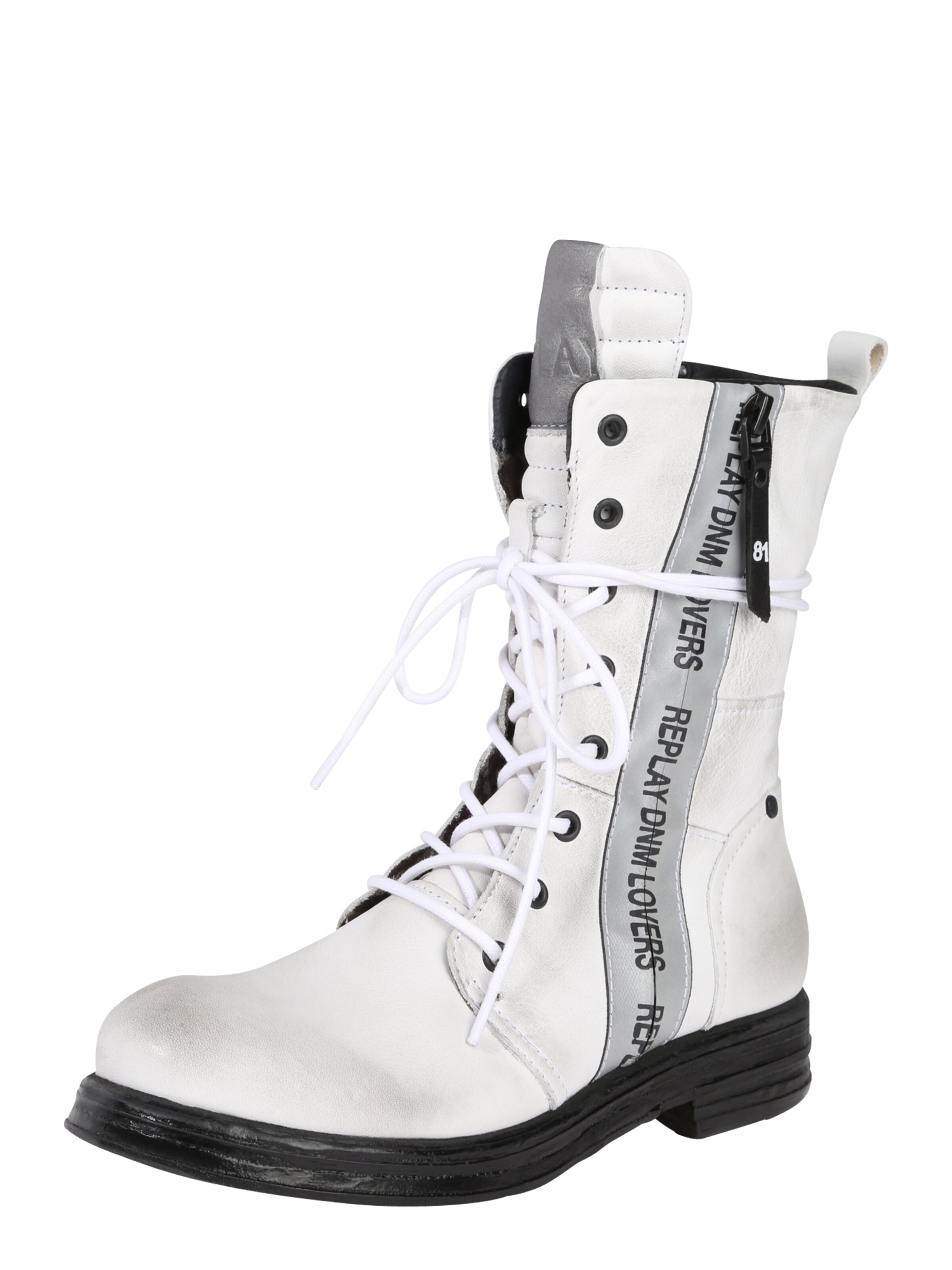 REPLAY - Veterlaarzen 'RENEGADE' in de kleur Zwart