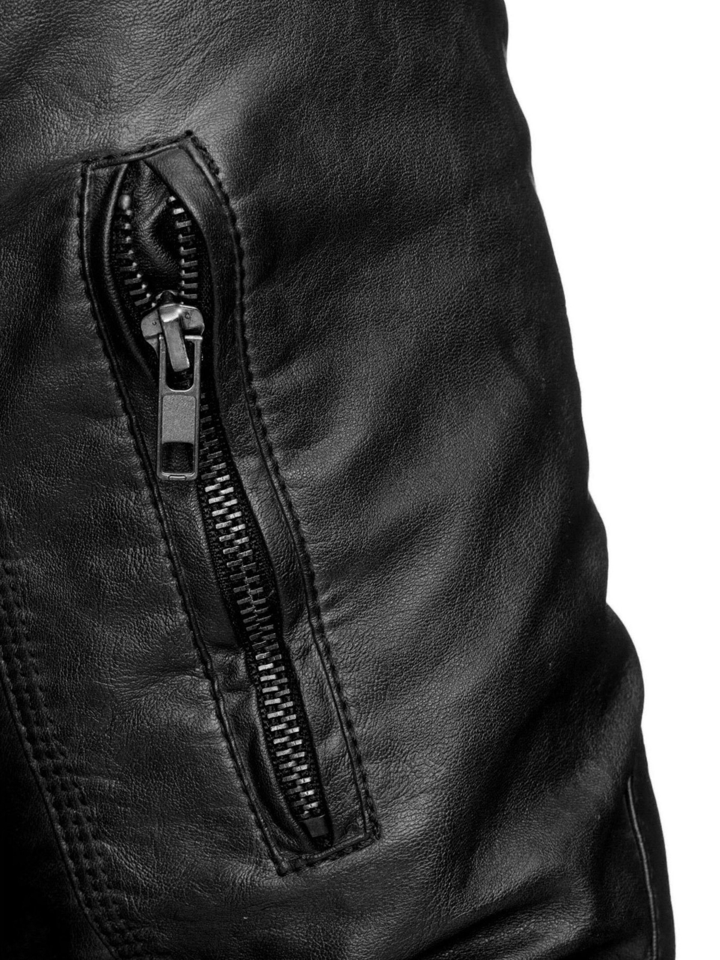 INDICODE JEANS Between-Season Jacket 'Aaron' in Black