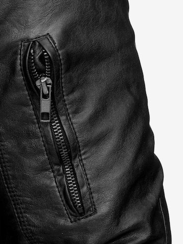 INDICODE JEANS Between-Season Jacket 'Aaron' in Black