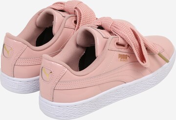 PUMA Tenisky 'Basket Heart Patent' – pink: zadní strana