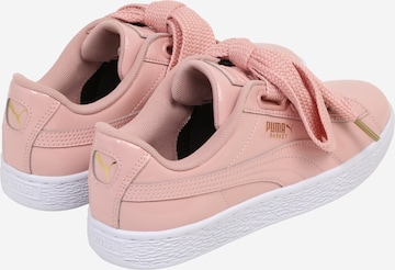 PUMA Sneaker 'Basket Heart Patent' in Pink: zadná strana