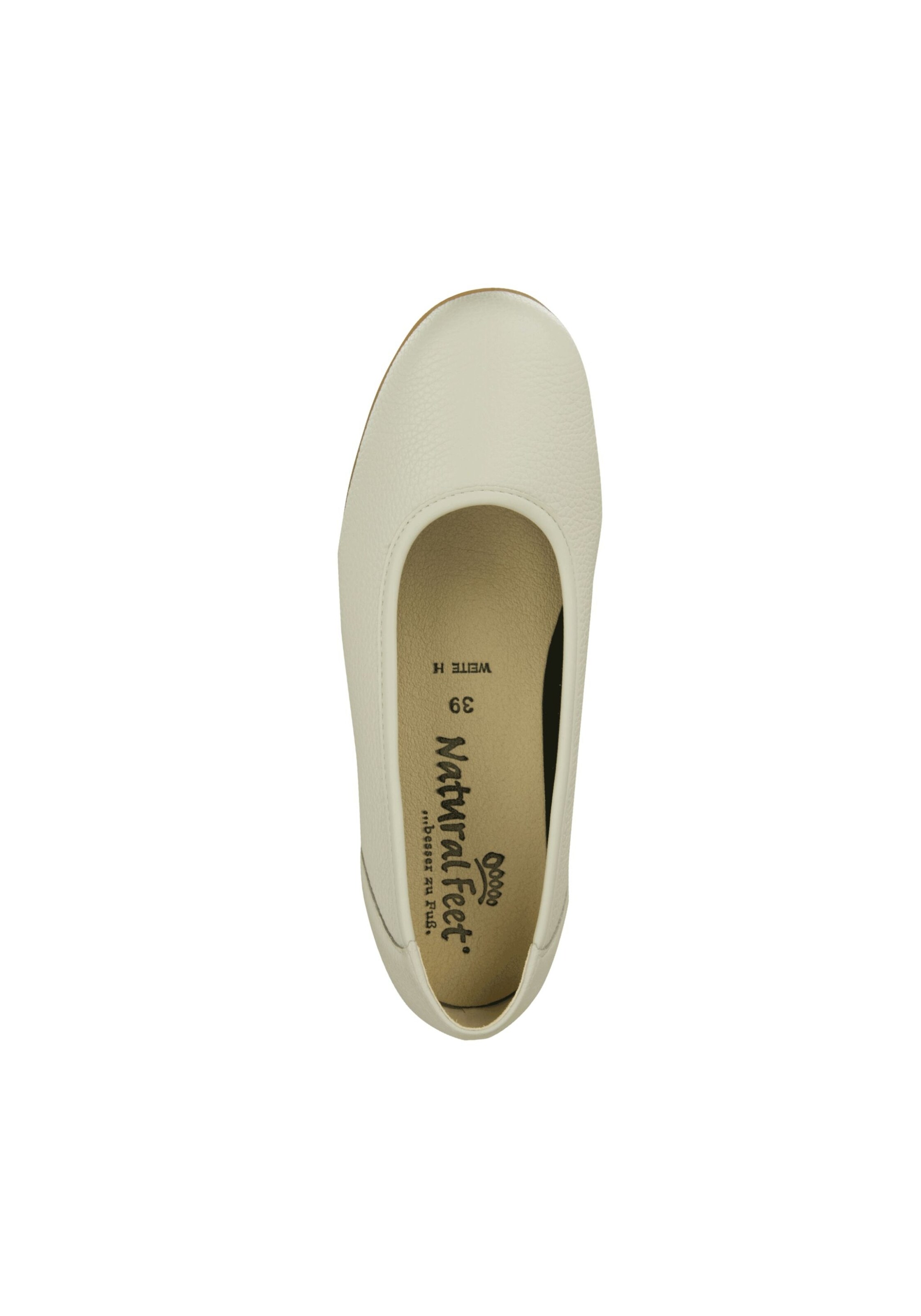 Natural Feet Ballerina 'Johanna' in Beige