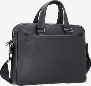 Piquadro Document Bag 'Black Square' in Black