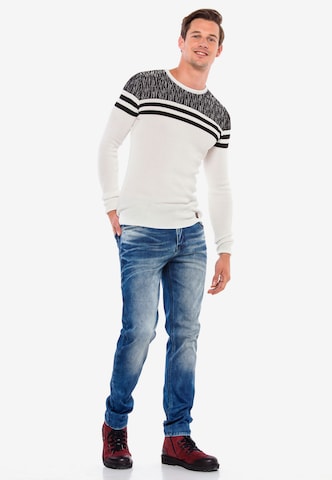 CIPO & BAXX Sweater in White