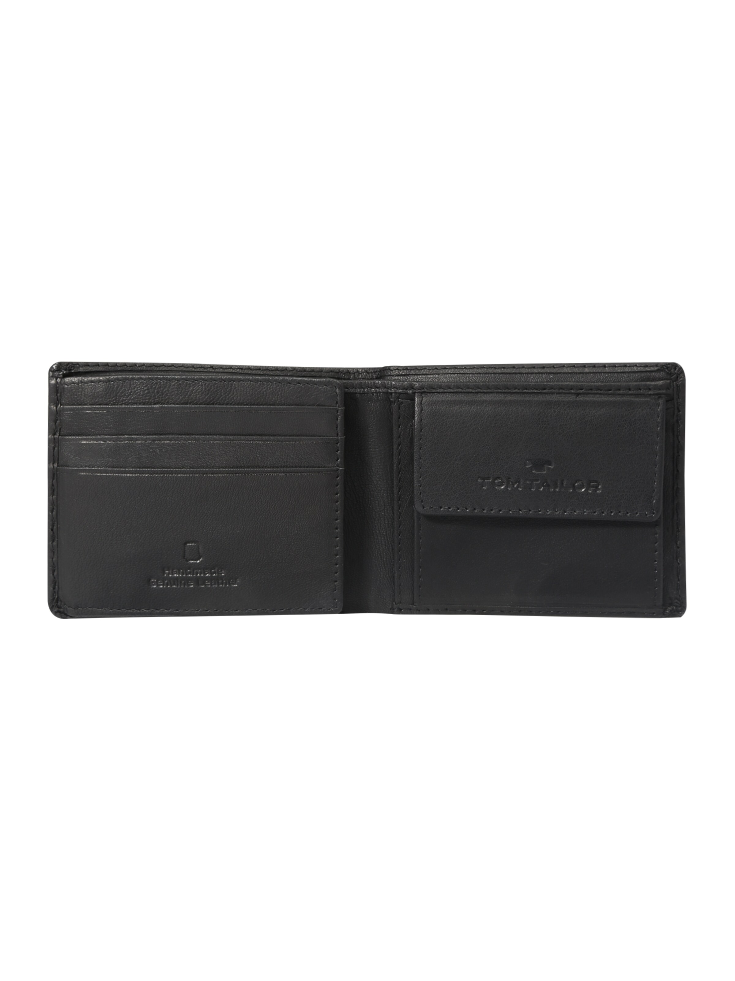 TOM TAILOR Wallet 'Kai' in Black
