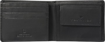 TOM TAILOR Wallet 'Kai' in Black