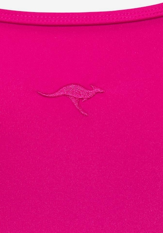 KangaROOS Bustier Badeanzug in Pink