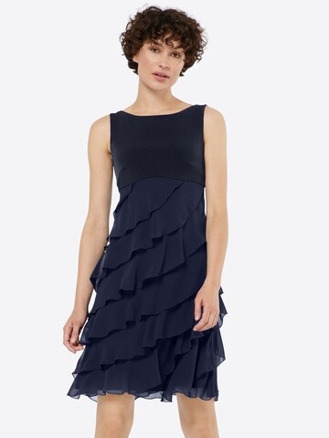 Rochie de cocktail de la SWING pe albastru: față