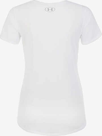 UNDER ARMOUR Sportshirt 'Threadborne Streaker' in Weiß