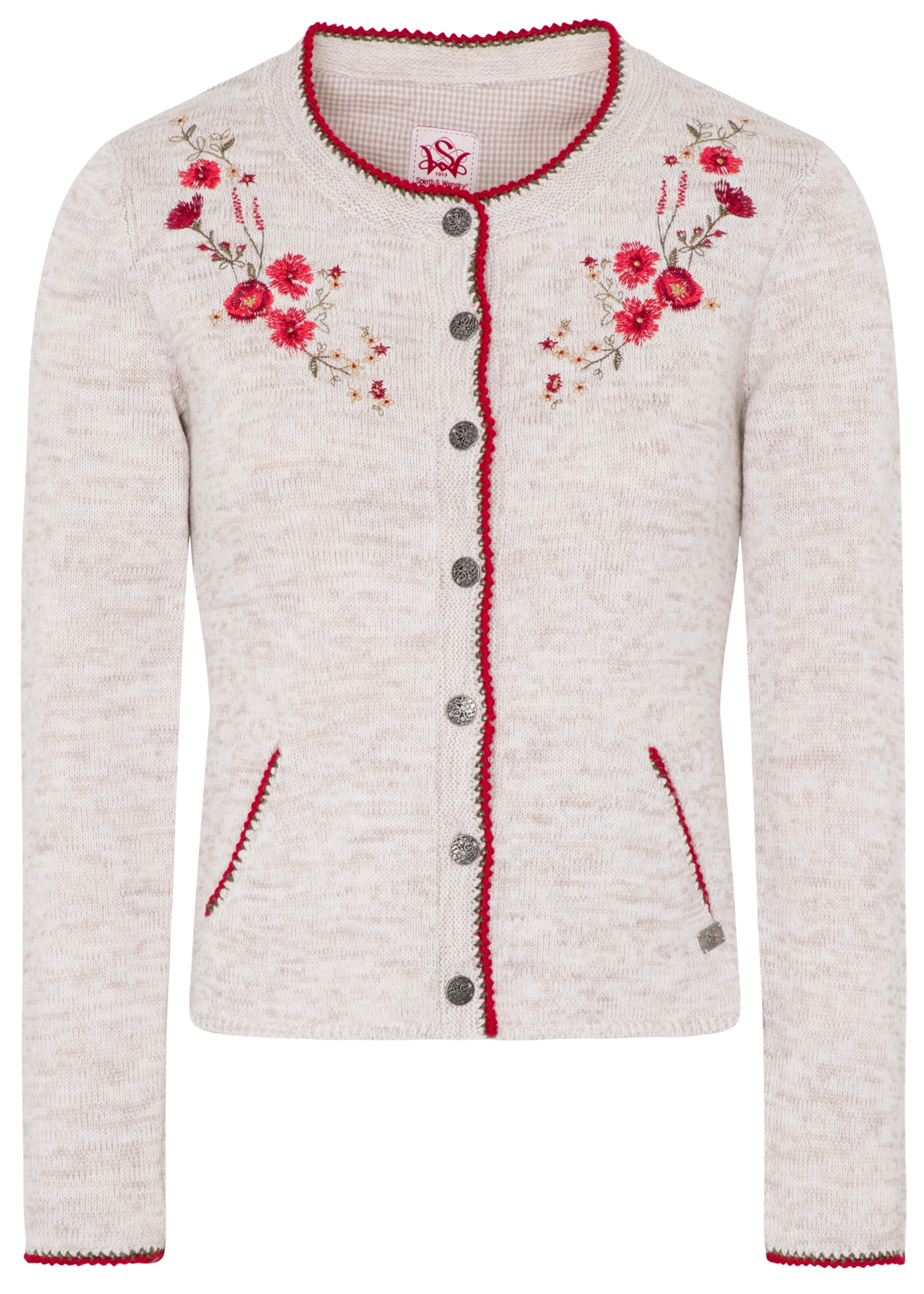 SPIETH & WENSKY - Strickjacke 'Melone' in camel