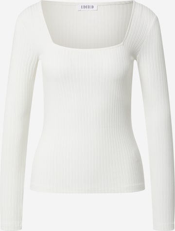 EDITED Тениска 'Valeria' в бяло: отпред