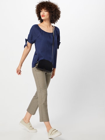 QS Blouse in Blauw