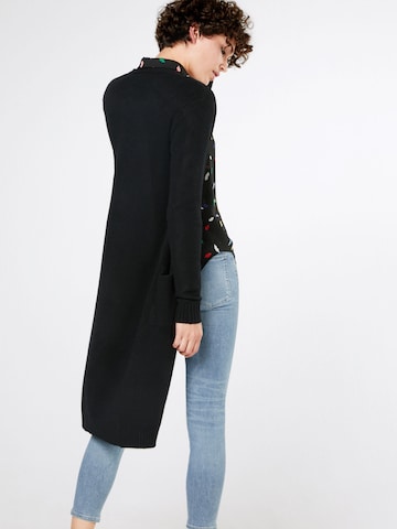 VILA Knitted Coat 'Ril' in Black